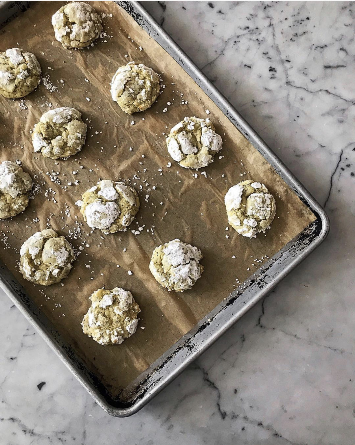 Unpretentious Cooking Lemon Poppy Seed Crinkle Cookies Unpretentious